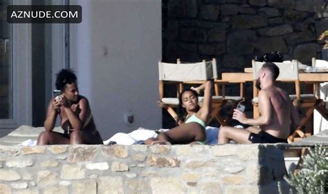 Leigh Anne Pinnock In The Greek Sunshine On Holiday In