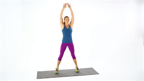 jumping jacks this 7 minute workout targets belly fat popsugar