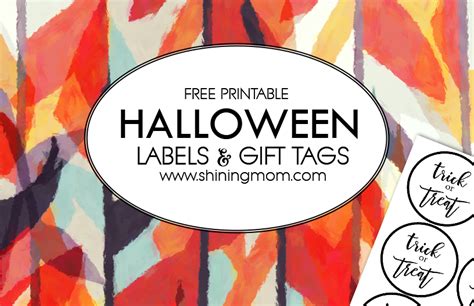 halloween labels  print  designs