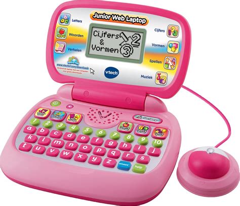 bolcom vtech junior web laptop roze