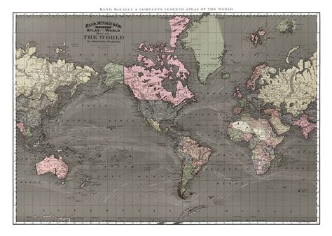 poster  world map