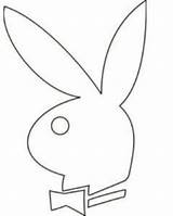 Playboy Bunny Coloring Pages Tattoo Drawing Template Drawings Outline Play Boy Templates Cake Logo Cakes Sketch Party Vector Printable Easter sketch template