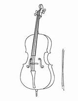 Violin Museprintables Cello sketch template
