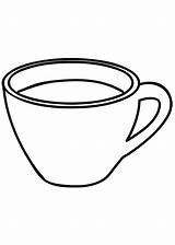 Taza Tazas Dibujos sketch template