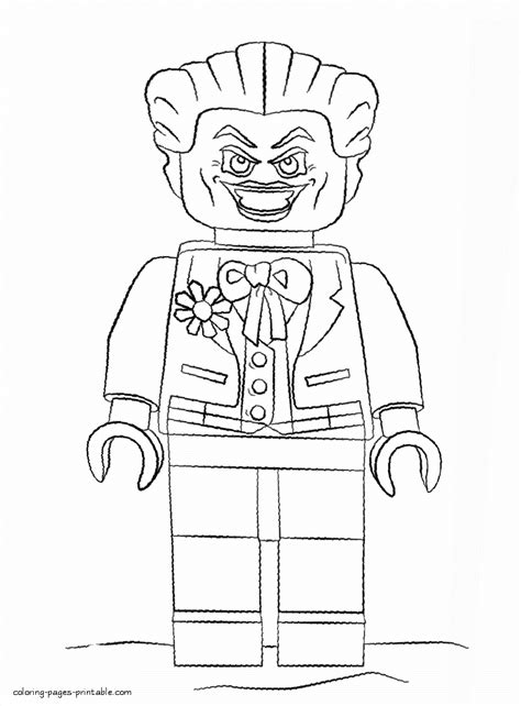 printable joker coloring pages