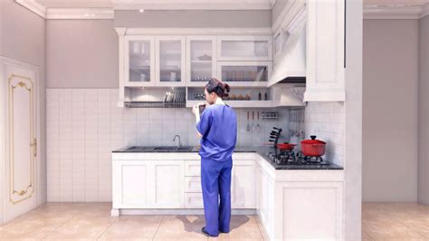 kitchen set design    model  arzstudiodesign cad crowd