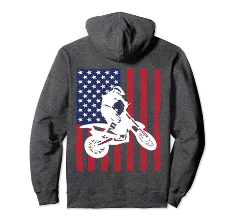 usa patriotic dirtbike motocross hoodie lvs loveshirt