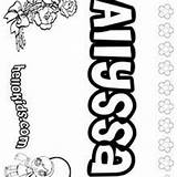 Allyssa Coloring Pages Hellokids Alma sketch template