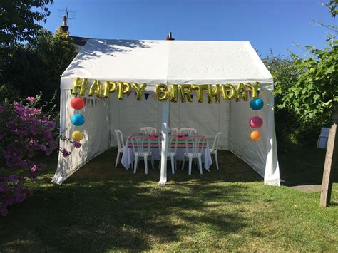 birthday party tent 4 x 4m riverside marquees marquee party tents