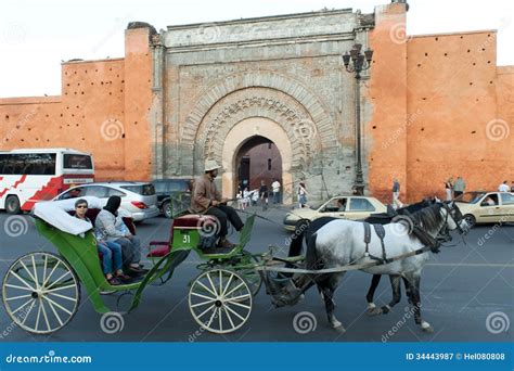 bab agnaou marrakech medieval gate  city wall marrakesh morocco