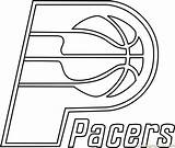 Coloring Pacers Indiana Pages Nba Coloringpages101 Color sketch template
