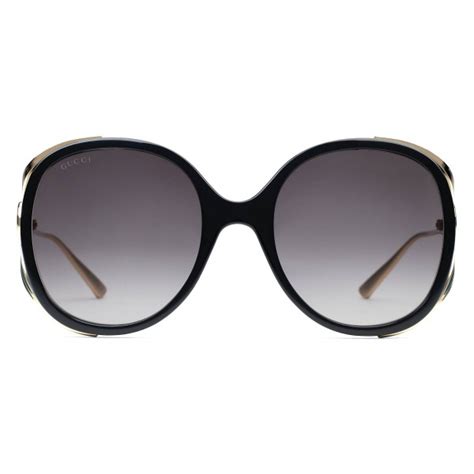 gucci round sunglasses with injection black injection gucci
