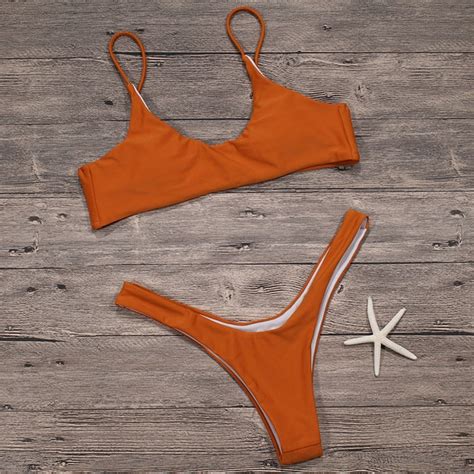 2018 Sexy Micro Bikini Plus Size Swimwear Women Swimsuit Female Beach