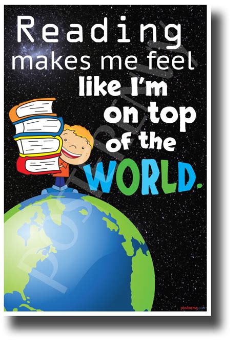 reading      amazing adventure   classroom motivational reading poster