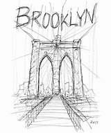 Brooklyn Bridge Drawing Sketch Coloring Google Drawings Nyc Draw Tattoo Tattoos Word Skyline Paintingvalley Bridges Pages Search Sketches Template Visit sketch template