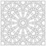 Islamic Moucharabieh Géométrique Orientale sketch template