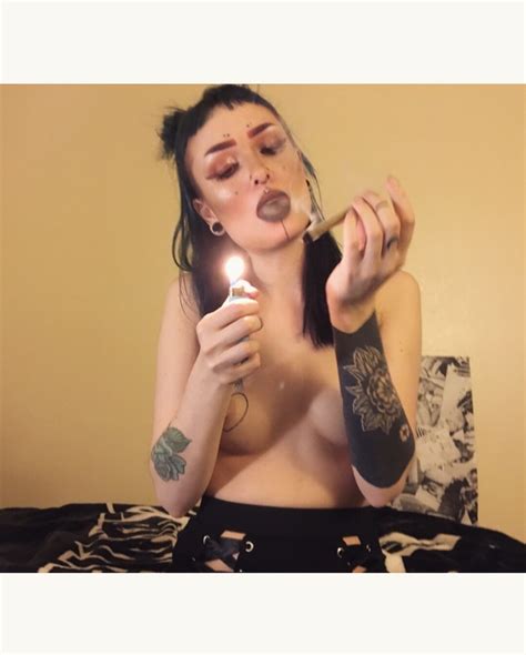 tatted pierced toking and nude theb0yinblue