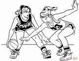 Coloriage Sports Baloncesto Handball Colorare Feminin Sheets Disegno sketch template