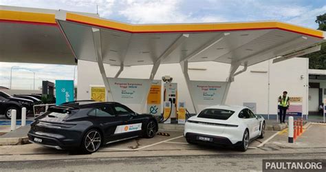 shell recharge  kw dc ev charging network  complete  malaysia