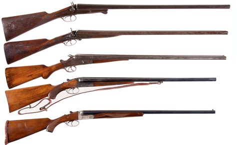 double barrel shotguns  belgian  richards shotgun rock island auction