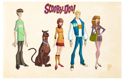 i like this really slick modern resign of the mystery inc crew by ericguzman on deviantart it