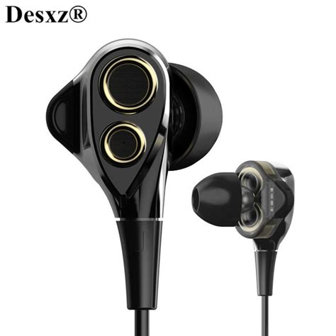 buy desxz earphones headphone stereo fone de ouvido bass earbuds headset