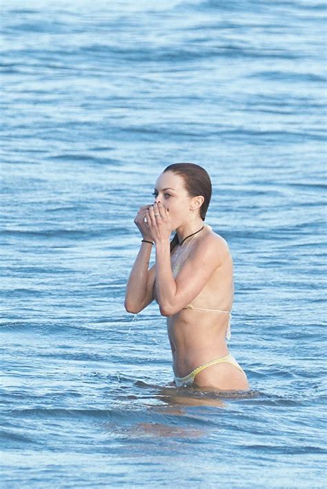 francesca eastwood nude boobs on the beach scandal planet