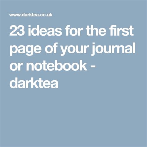 ideas    page   journal  notebook bullet