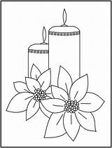 Christmas Coloring Pages Clipart Candle Candles Color Clip Number Drawing Kids Popular Colors Library Choose Board Google Craft Templates Printables sketch template