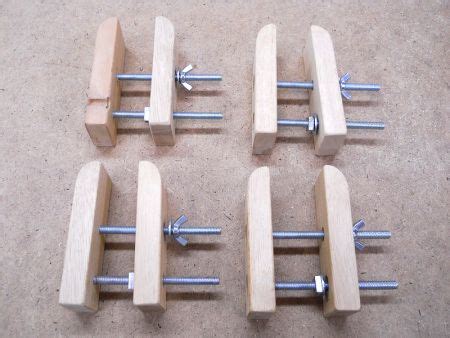 homemade rugged handy clamps serre joints maison utiles  costauds table de travail