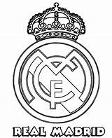 Madrid Real Coloring Pages Logo Print Crest Color Football 740px 88kb Getcolorings Popular sketch template