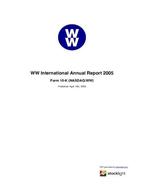 fillable  weight watchers international  form fax email print