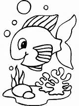 Coloring Fish Pages Color Animals Animal Printable Kids Para Cute Sea Dibujos Imprimir Mar Del Preschool sketch template