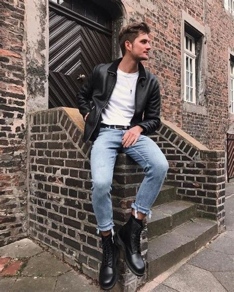chinos men outfit boots men outfit streetwear men outfits mens streetwear mens outfits