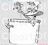 Clip Himself Seasoning Soup Pot Outline Chicken Illustration Cartoon Rf Royalty Toonaday sketch template