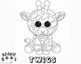 Coloring Beanie Boo Pages Ellie Twigs Printable Kids Print Getdrawings Cute Getcolorings sketch template