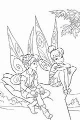 Terence Tinkerbell Coloring Pages Disney Tinker Bell Template Fairies sketch template