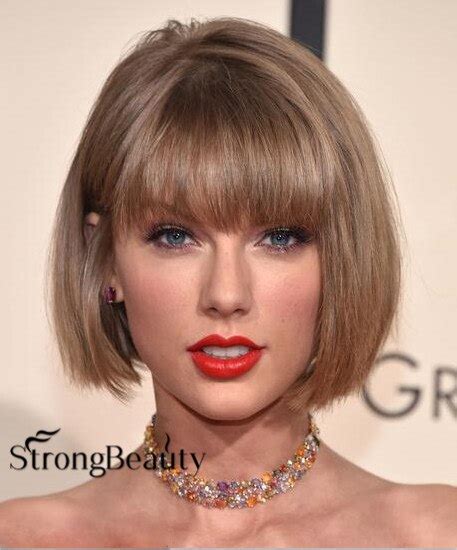2016 New Taylor Swift Hairstyle Kanekalon High Quality Synthetic Short