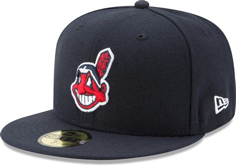 New Era Cleveland Indians Authentic 59fifty Fitted Mlb Cap Alt2 Amazon