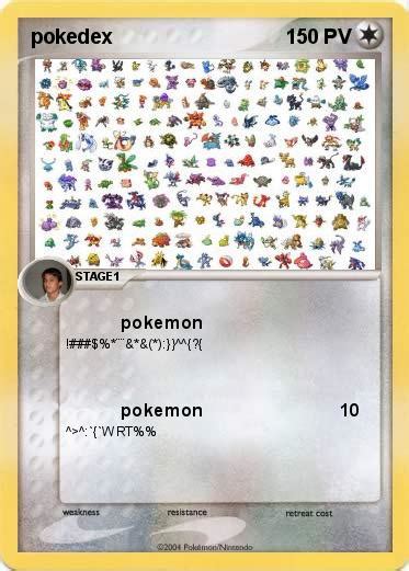 Pokémon Pokedex 1 1 Pokemon Ma Carte Pokémon