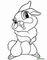 Bunny Coloring Bambi Pages Disney Miss Thumper Colouring Disneyclips Color Print Printable Mother Flower Choose Board Gif Funstuff sketch template