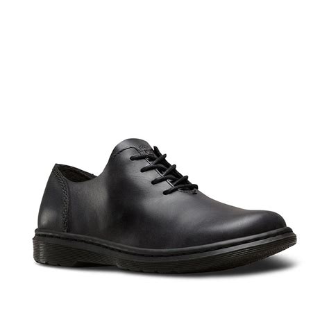 dr martens lorrie iii womens  eyelet leather shoes black