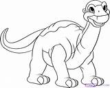 Coloring Land Foot Before Time Little Pages Dinosaur Clark Littlefoot Drawing Dinosaurs Draw Shark Color Clipart Cartoon Cute Step Cliparts sketch template
