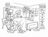 Coloring Pages Surgery Doctor Getcolorings Going sketch template
