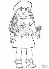 Coloring American Girl Doll Pages Grace Printable Girls Julie Thomas Dolls Print Sheets Printables Disney Colouring Kids Supercoloring Template Books sketch template