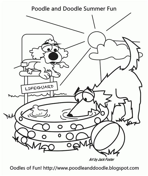 summer fun coloring pages coloring home