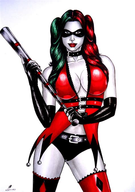 Harley Quinn By Sidneydesenhus On Deviantart