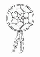 Coloring Native Pages American Dreamcatcher Dream Catcher Printable Choose Board Ojibwe Drawing sketch template