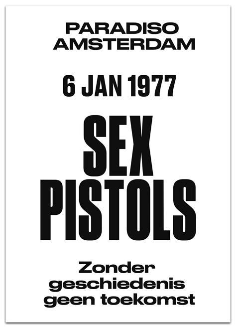 Sex Pistols Poster Paradiso Webshop
