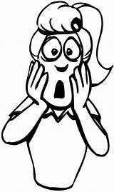 Surprised Face Clip Cliparts Clipart sketch template